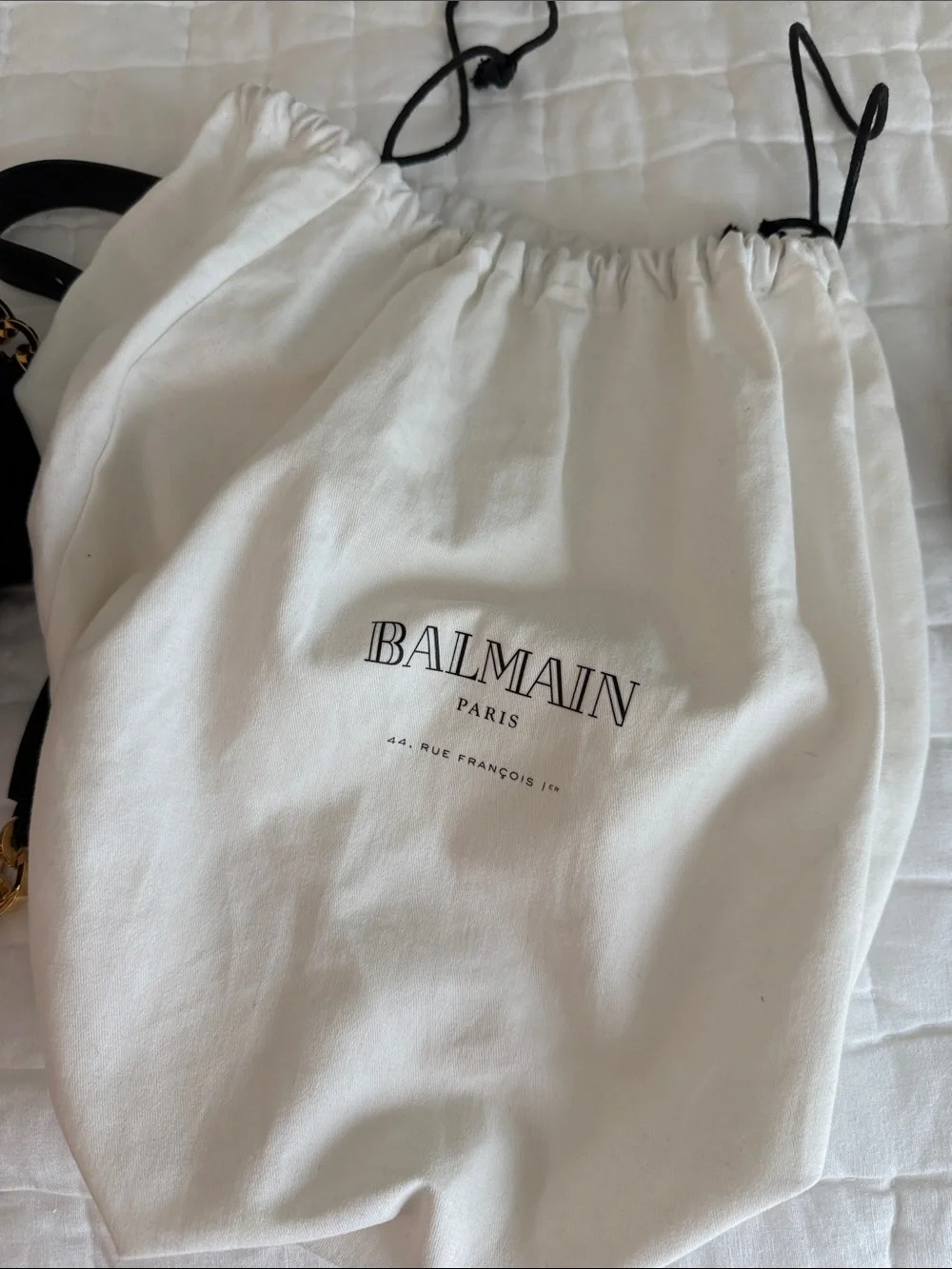 Balmain camera velvet